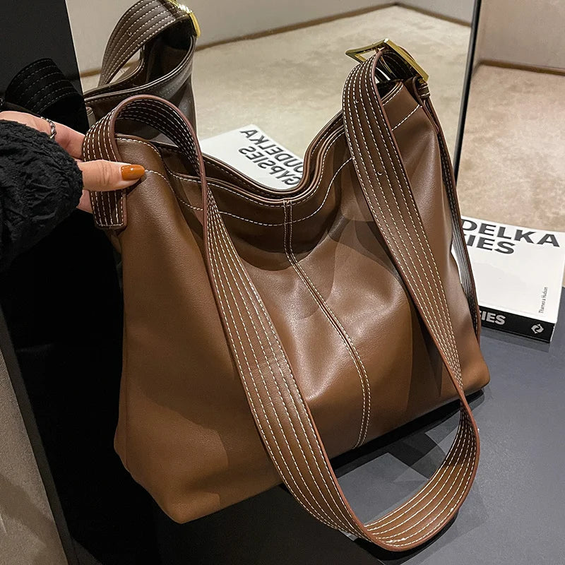 High Capacity Women's Shoulder Messenger Tote Bag 8P0267