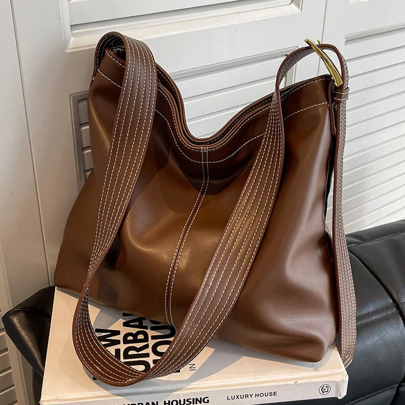 High Capacity Women's Shoulder Messenger Tote Bag 8P0267