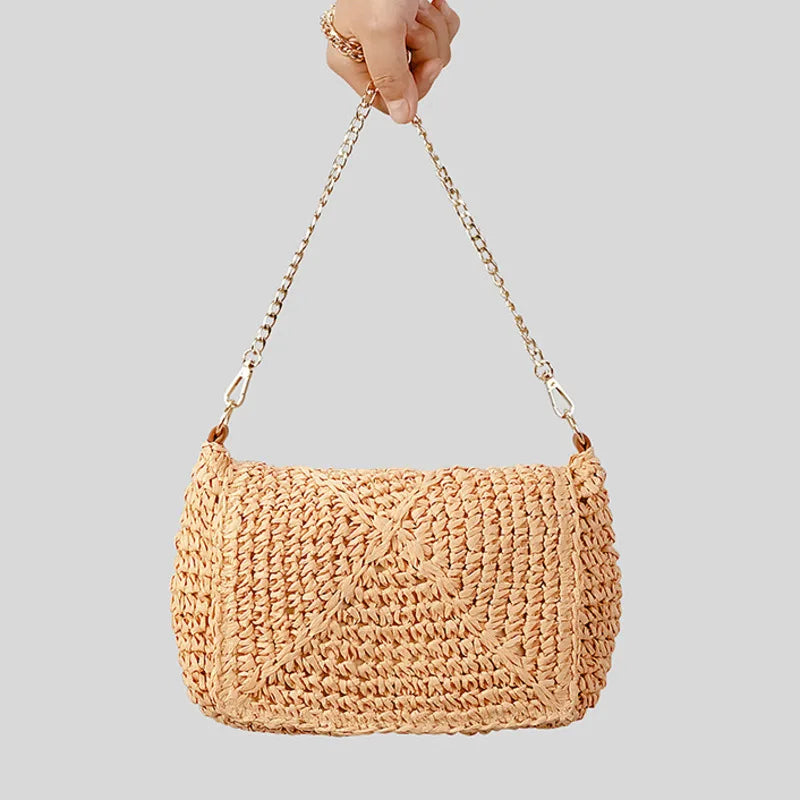 Women's Beach Chain Shoulder Messenger Handbag