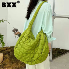 Casual Crossbody Bag Women's Solid Bags Capacity Shopping Handbag