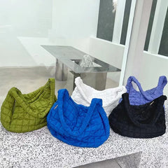 Casual Crossbody Bag Women's Solid Bags Capacity Shopping Handbag