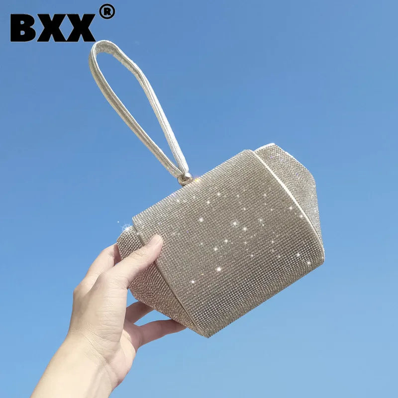 Rhinestone Evening Bag for Women Diamond Banquet Bag