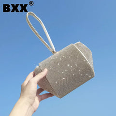 Rhinestone Evening Bag for Women Diamond Banquet Bag