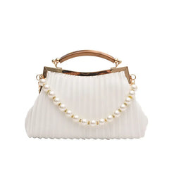 Pearl Chains Women's Handbags Party Crossbody Bags
