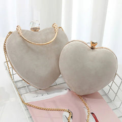 High Chain Solid Women's Handbag Evening Party Shoulder Bags