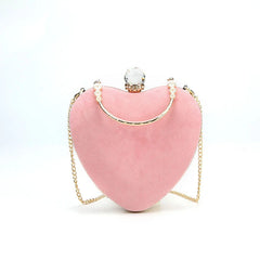 High Chain Solid Women's Handbag Evening Party Shoulder Bags