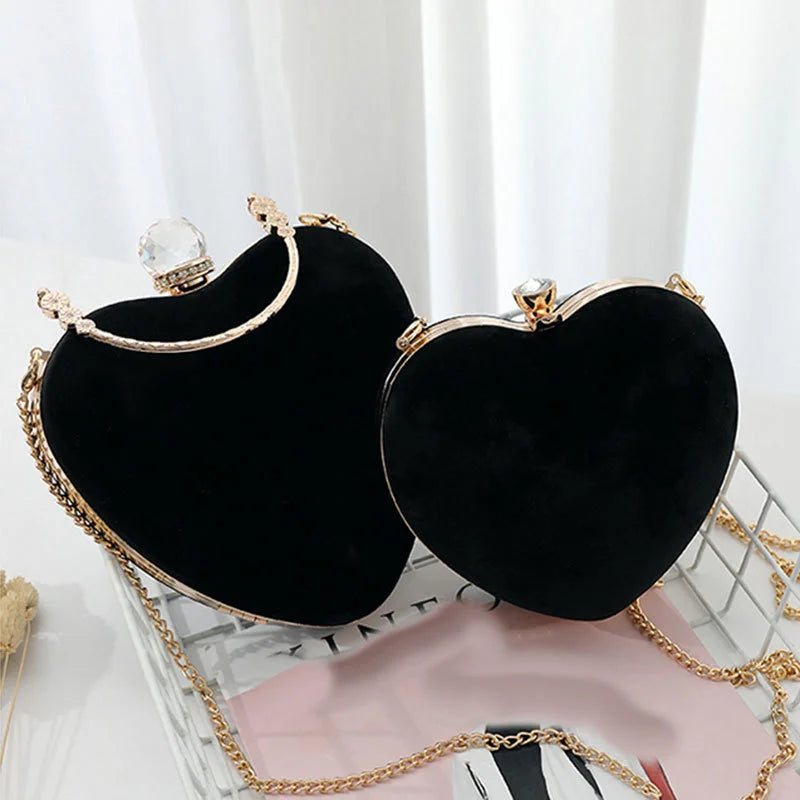 High Chain Solid Women's Handbag Evening Party Shoulder Bags