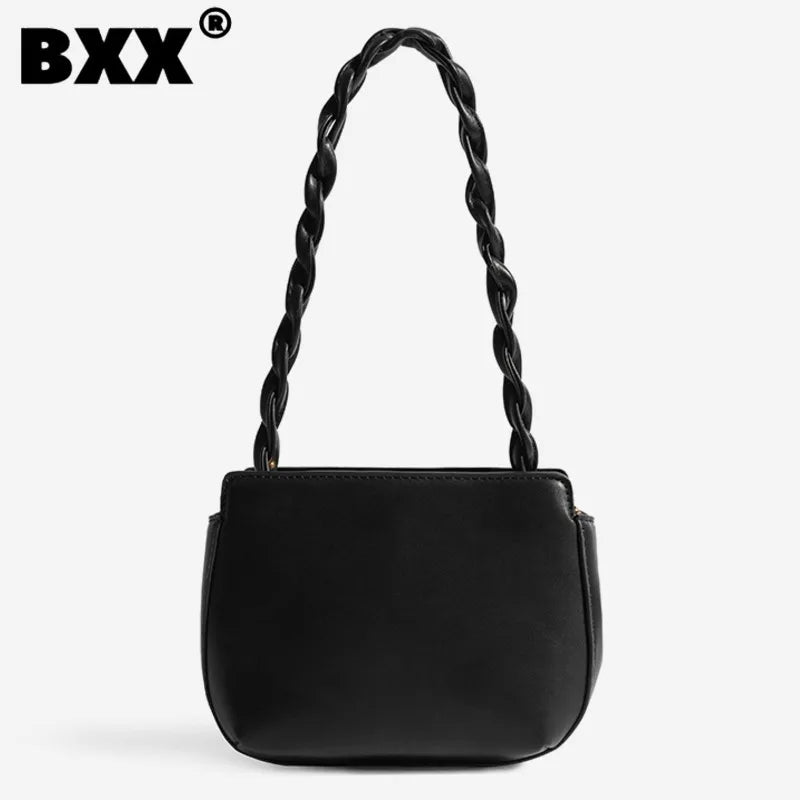 Women's Solid Protable Shoulder Wallet Female Bag 8P041