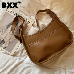 Retro Handbags For Women High Solid Shoulder Crossbody Bags