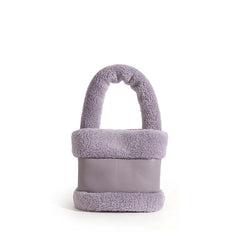 Women's Plush Wallet Bucket Bag 8P0289