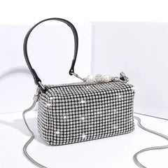 Rhinestone Handbag Women's Bright Diamond Shoulder Wallet Crossbody Bag