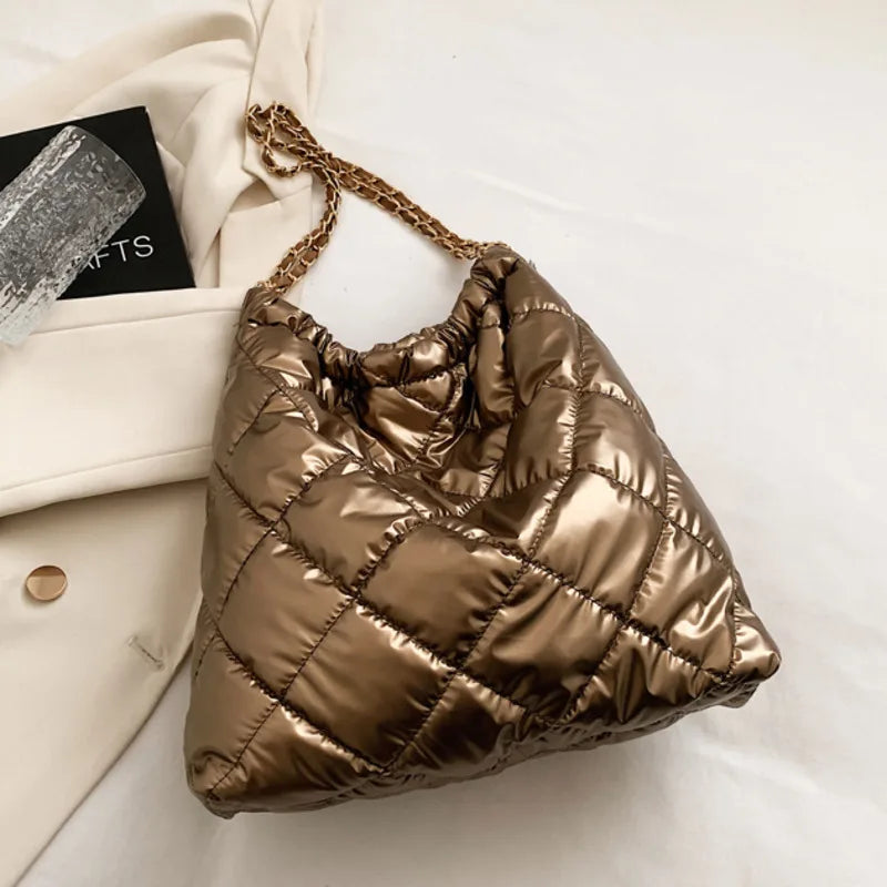 PU Leather Shoulder Bag for Women Large Capacity Casual Handbag