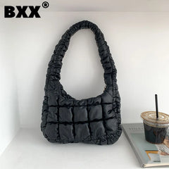 Underarm Shoulder Protable Bag Wallet Solid Handbag