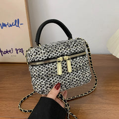 Autumn Winter Women's Small Square Messenger Bag