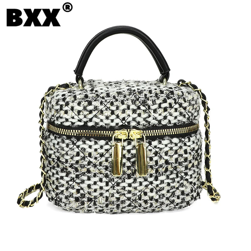 Autumn Winter Women's Small Square Messenger Bag
