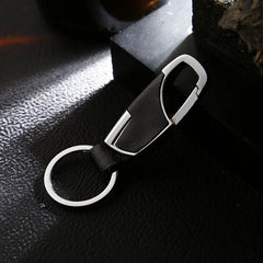 Metallic Leather Key Chain Holder Organizer for Men