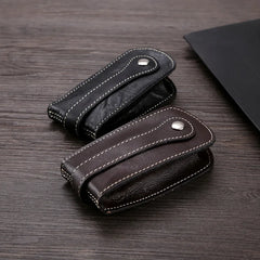 Real Leather Smart Key Holder Car Key Wallet Organizer