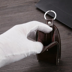 Real Leather Smart Key Holder Car Key Wallet Organizer