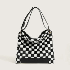 Plush Underarm Shoulder Bag for Women