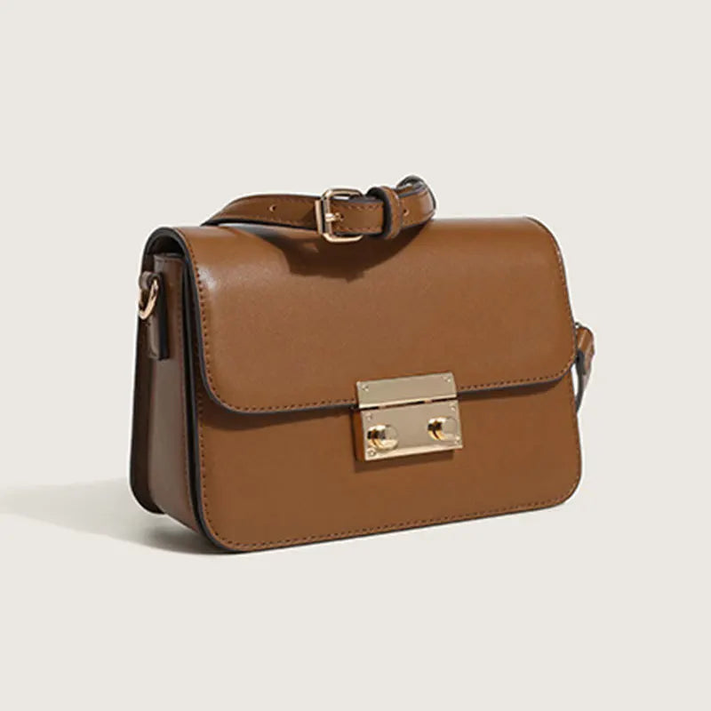 High Solid PU Leather Women's Clutch Bag Travel Purse Shoulder Crossbody