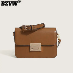 High Solid PU Leather Women's Clutch Bag Travel Purse Shoulder Crossbody