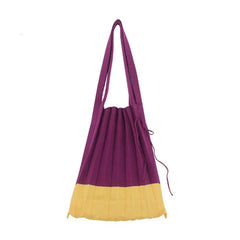Pleated Large Capacity Women's Handbag