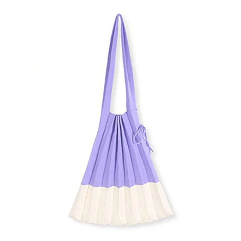 Pleated Large Capacity Women's Handbag