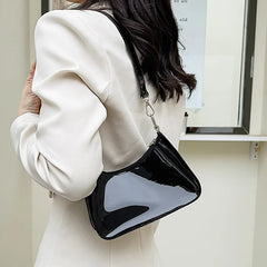 Women's Transparent PVC Shoulder Bag Casual Purses Underarm Bag