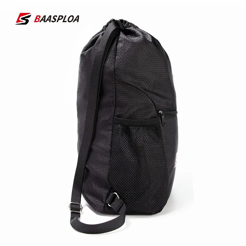 Baasploa Gym Bag Drawstring Backpack High Capacity Outdoor Sports Training