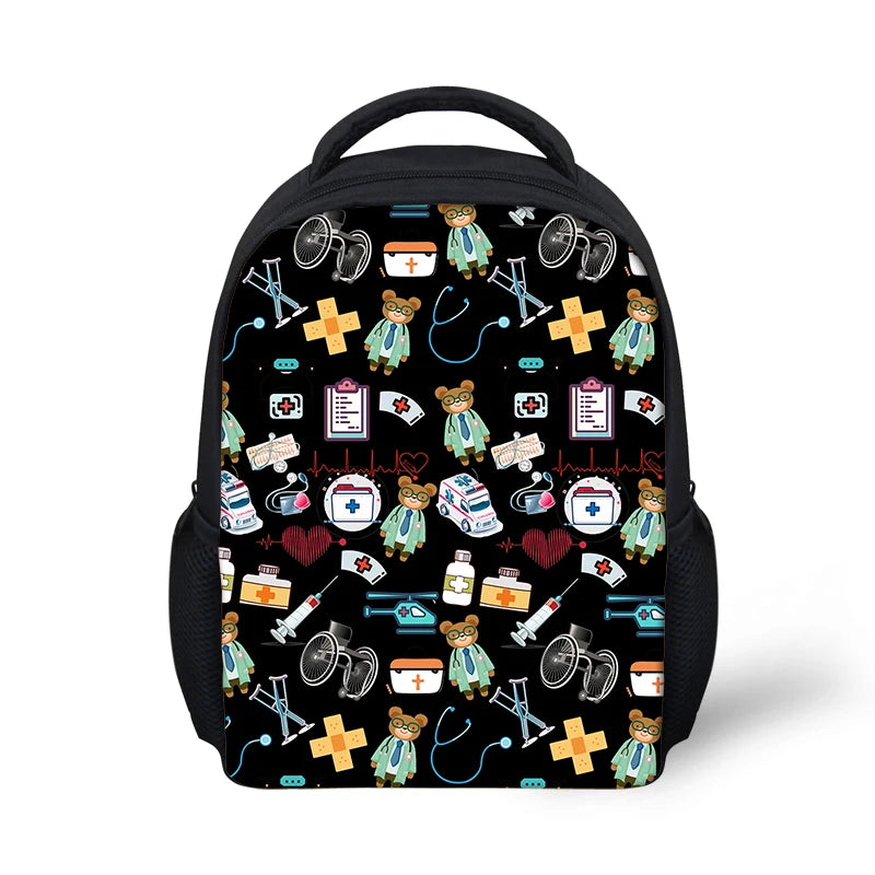 Nurse Bear Cartoon Baby Bag Backpack
