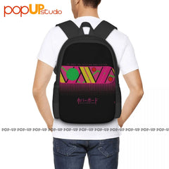 BTTF Japanese Poster Backpack Large Capacity Schoolbag