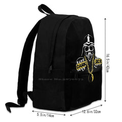Dark Funny Darth Vader Backpack Student School Laptop Travel Bag