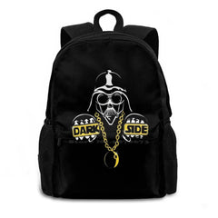 Dark Funny Darth Vader Backpack Student School Laptop Travel Bag