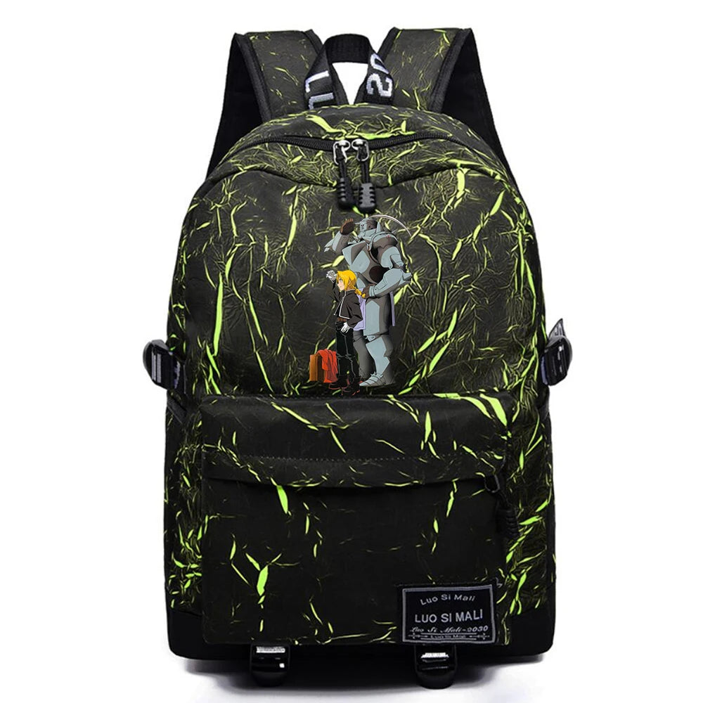 Fullmetal Alchemist Anime Backpack Casual Packsack