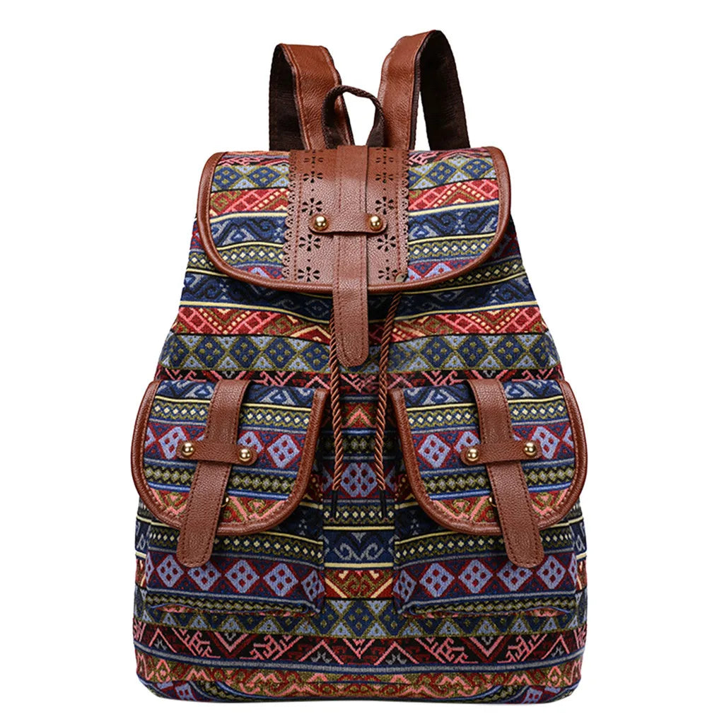 Small Polyester Backpack for Girls Travel Camping
