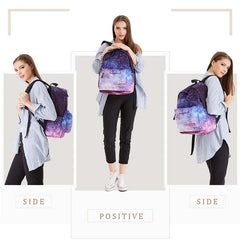Teen Girl Backpack Bag with Pencil Case Travel Hiking Rucksack Lightweight