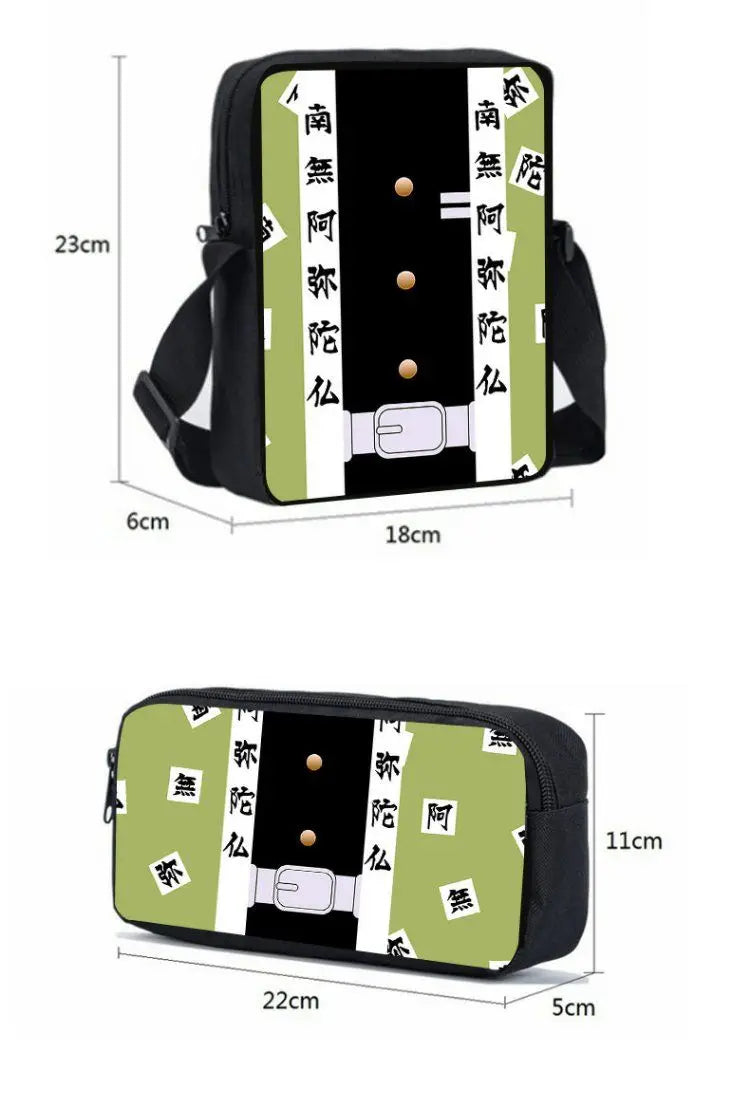 Backpack Boy Delicate Girl Pattern Cartoon Set