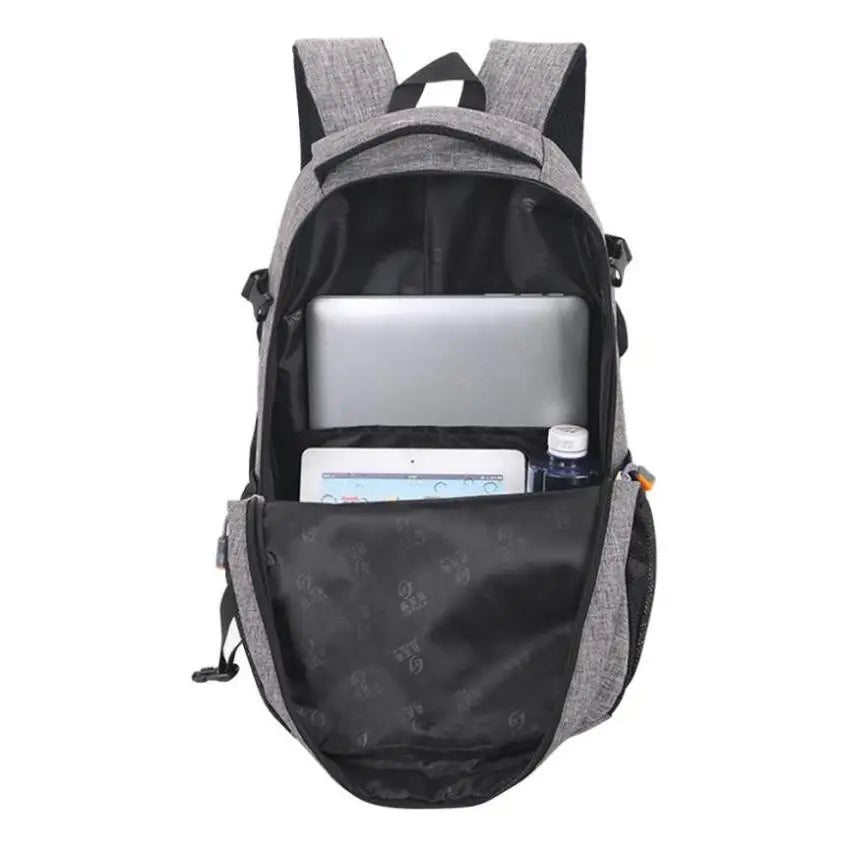 Canvas Travel Backpack Unisex Laptop Bag Student Rucksack Casual Daypack