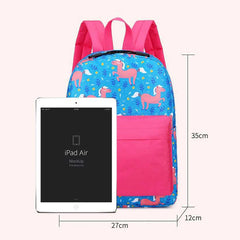 Backpack Print Student School Bags Casual Large Capacity