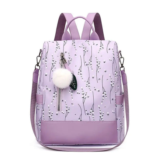 Backpack Female College Students School Bags Women Backpacks Flower Print