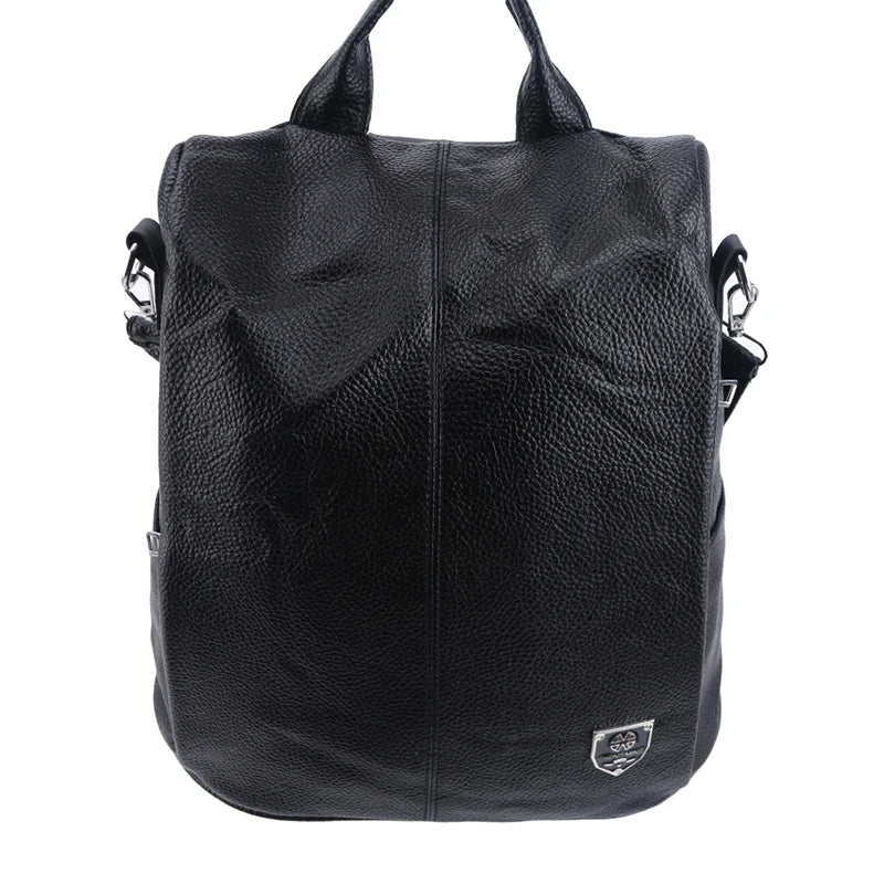 Women PU Leather Backpack Anti Theft Soft Urban Backpack for Girls