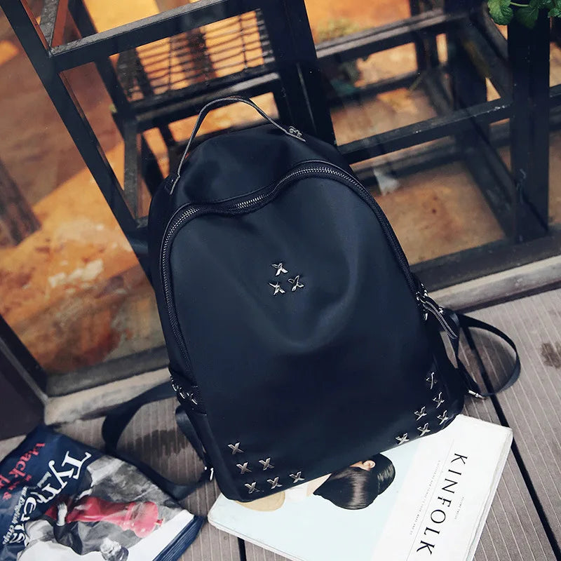 Girls Middle School High Zipper Backpack Women Teenage Girls Backpack