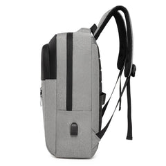 Waterproof Laptop Backpack with USB Charging Port, 15.6 Inch