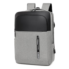 Waterproof Laptop Backpack with USB Charging Port, 15.6 Inch