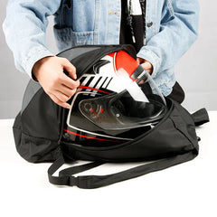 Motorcycle Helmet Bag Lightweight Nylon Shoulder Backpack