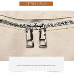Backpack Purse for Women PU Leather School Bag Travel Large Daypack