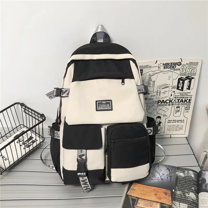Female Students Backpack Large Capacity Schoolbag Women Travel Bags