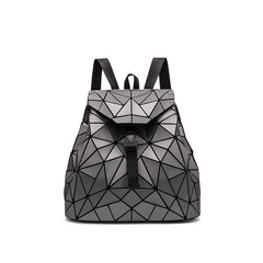 Silver School Beach Backpacks Hologram Back Pack for Women