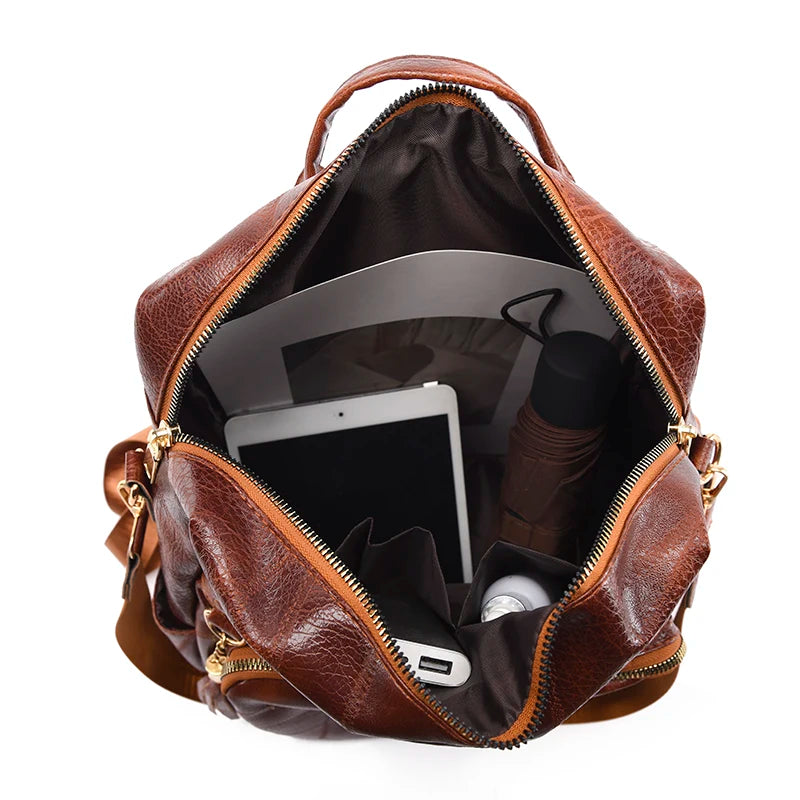 Wild Casual Dyed Large Capacity Women's Backpack