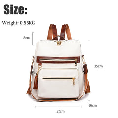 Wild Casual Dyed Large Capacity Women's Backpack